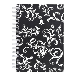 Eccolo™ Wiro Journal, 8 1/2" x 11", Ruled, 200 Pages, Black/White