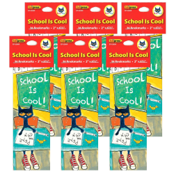 Edupress Bookmarks, 2" x 6", Pete the Cat, 36 Per Pack, Set Of 6 Packs