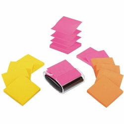 Post-it Pop-up Note Dispenser, 3 in x 3 in , 1 Dispenser/Pack, 12 Pads/Pack, 90 Sheets/Pad