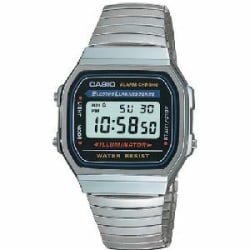 Casio A168W-1 Classic Wrist Watch - Men - Casual - Digital - Quartz