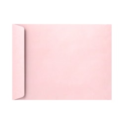 LUX Open-End 9" x 12" Envelopes, Peel & Press Closure, Candy Pink, Pack Of 50