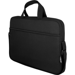 Urban Factory Nylee Polyester Carrying Case With 14" Laptop Pocket, 11-5/8"H x 14-13/16"W x 2"D, Black