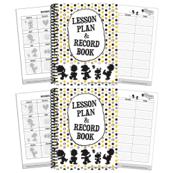 Eureka Peanuts Touch Of Class Lesson Plan & Record Book, Pack Of 2
