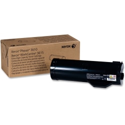 Xerox® 3610/3615 Extra-High-Yield Black Toner Cartridge, 106R02720