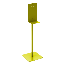 Built Sanitizer Floor Stand, 48" x 14" x 14", Yellow