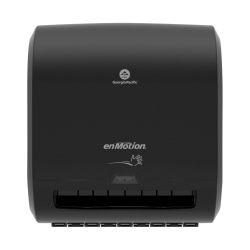 enMotion® Impulse® 8" 1-Roll Automated Touchless Paper Towel Dispenser, 59498A, 12.7" x 8.58" x 13.8", Black, 1 Dispenser