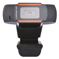 Volkano Zoom 720 Series Webcam, VK-10101-BK