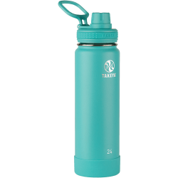 Takeya Actives Spout Reusable Water Bottle, 24 Oz, Teal