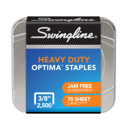 Swingline® Optima® High-Capacity Staples, Box Of 2,500