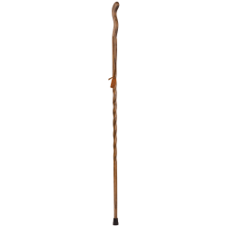 Brazos Walking Sticks™ Fitness Walker Oak Walking Stick, 58", Brown