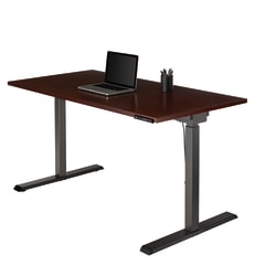 Realspace® Magellan Performance Electric Height-Adjustable Standing Desk, 60"W, Cherry