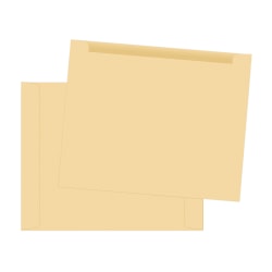 Quality Park® Paper File Jackets, 9 1/2" x 11 3/4", Cameo, Box Of 100
