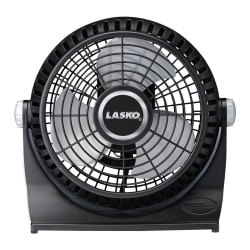 Lasko® Breeze Machine® 2-Speed Fan, 11.69"H x 5.31"W x 12.25"D, Black