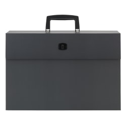 Office Depot® Brand Legal Case File, 19 Pockets, Legal Paper Size, Gray