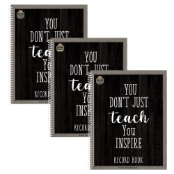 Teacher Created Resources Record Book, Modern Farmhouse, Pack Of 3
