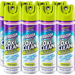 Kaboom Foam-Tastic Bathroom Cleaner - For Multi Surface - Ready-To-Use - 19 oz (1.19 lb) - Fresh Scent - 8 / Carton - Clear