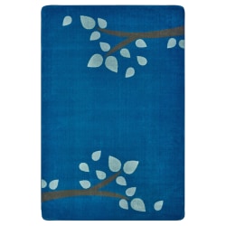 Carpets for Kids® KIDSoft™ Branching Out Decorative Rug, 8’ x 12', Blue