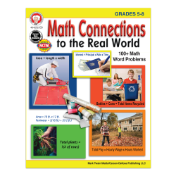 Mark Twain Media Math Connections To The Real World, Grades 5-8