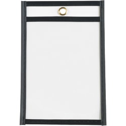 Partners Brand Job Ticket Holders, 4" x 6", Black, Pack Of 25