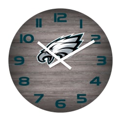 Imperial NFL Weathered Wall Clock, 16", Philadelphia Eagles