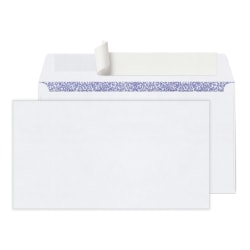 Office Depot® Brand #6 3/4 Security Envelopes, Clean Seal, White, Box Of 100