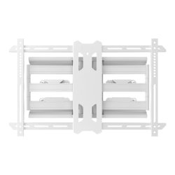 Kanto PDX650W Wall Mount for TV - White - 1 Display(s) Supported - 75" Screen Support - 125 lb Load Capacity - 600 x 400, 200 x 100 - 1