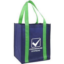 Custom Color Strap Colossal Grocery Tote, 15" x 13"
