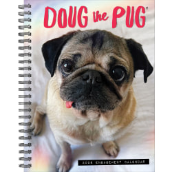 2026 Willow Creek Press Weekly Engagement Calendar, 6-1/2" x 8-1/2", Doug The Pug, January To December, 54642