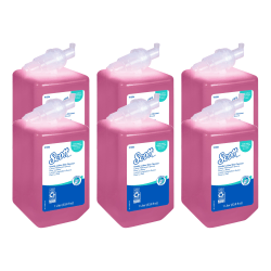 Scott Gentle Lotion Skin Cleanser - Lotion - 1.06 quart - Push Pump - For Normal Skin - pH Balanced - 6 / Carton
