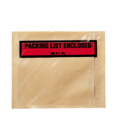 3M™ Top View Packing List Enclosed Envelopes, Orange, Case Of 1,000 Envelopes