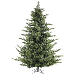 Fraser Hill Farm 7 1/2' Foxtail Pine Artificial Christmas Tree, Green/Black