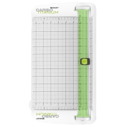 Westcott® CarboTitanium Personal Paper Trimmer, 12", White/Green