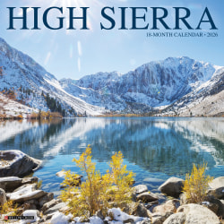 2026 Willow Creek Press Scenic Monthly Wall Calendar, 12" x 12", High Sierra, January To December, 55830