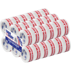 Tape Logic® Pre-Printed Carton Sealing Tape, "Mixed Merchandise", 2" x 110 Yd., Red/White, Case Of 36