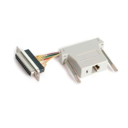 StarTech.com DB25 to RJ45 Modular Adapter - Serial adapter - DB-25 (F) - RJ-45 (F) - Convert a DB25 male connector to an RJ45 female connector
