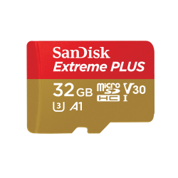 SanDisk Extreme® PLUS microSDHC™ Memory Card, 32GB