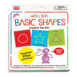 Wikki Stix Basic Shapes Cards Kit