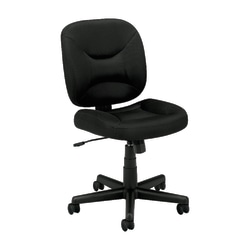HON® ValuTask® Low-Back Task Chair, Black