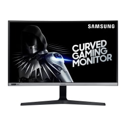 Samsung C27RG50FQN 27" Full HD Curved Screen LCD Monitor - 16:9 - Dark Blue Gray - 27" Class - Vertical Alignment (VA) - 1920 x 1080 - 16.7 Million Colors - G-sync - 300 Nit Typical, Minimum - 4 ms - 240 Hz Refresh Rate - HDMI - DisplayPort