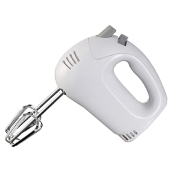 Brentwood® HM-45 5-Speed Hand Mixer, White