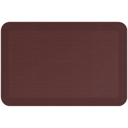 GelPro Designer Comfort Polyurethane Anti-Fatigue Mat For Hard Floors, 20" x 30", Grasscloth Crimson