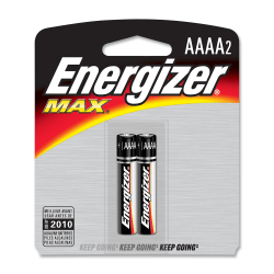 Energizer AAAA Battery 2-Packs - For Multipurpose - AAAA - 2/Pack - 12 / Carton
