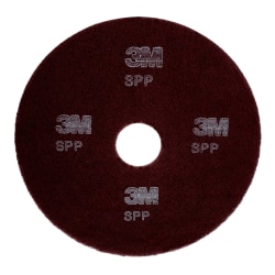 Scotch-Brite™ Surface Preparation Floor Pads, 20", Maroon, Case Of 10 Pads