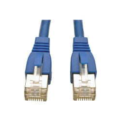 Tripp Lite 5ft Augmented Cat6 Cat6a Shielded 10G Patch Cable RJ45 M/M Blue 5' - 5 ft Category 6a Network Cable for Network Device - First End: 1 x RJ-45 Male Network - Second End: 1 x RJ-45 Male Network