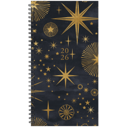 2026 Willow Creek Press Weekly/Monthly Spiral Pocket Planner, 3-1/2" x 6-1/2", Celestial, January To December, 57322