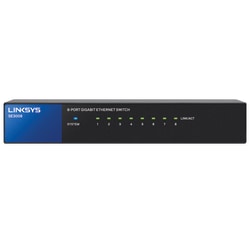 Linksys SE3008 8-Port RJ-45 Unmanaged Ethernet Switch