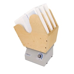 Formax FD 402P3 3 Bin Desktop Paper Jogger, 21"H x 7-3/4"W x 19"D