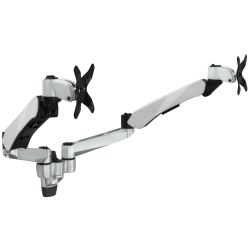Mount-It MI-45114 Dual Monitor Wall Mount, 8"H x 46"W x 2-1/2"D, Silver