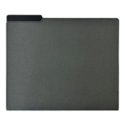 TUL™ Vegan Leather File Folder With Pocket, Letter Size, Green