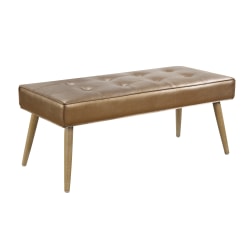 Ave Six Amity Bench, Sizzle Copper/Light Brown